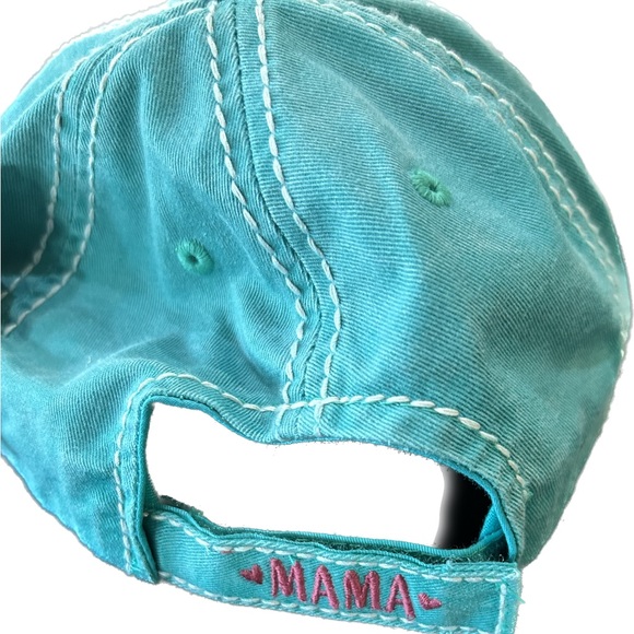 New!! Happiness is being a Mama. Distressed Hat. - Picture 2 of 5
